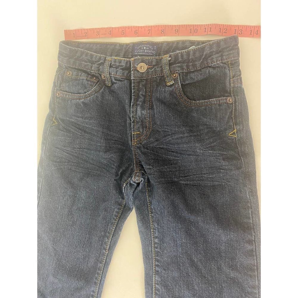 Lucky Brand Billy Straight Jeans Blue - Kids Size 12 - Picture 8 of 11